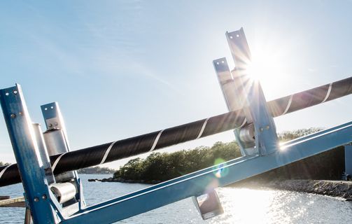 Cable loading on a sunny day