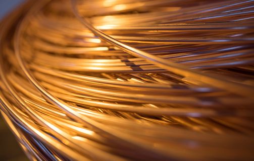 Copper Coil Close Up